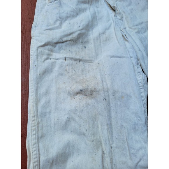 Vintage Sledge’s WHITE Coveralls Workwear 1950 Sanforized 60s Railroad TALON ZIP - Picture 3 of 16